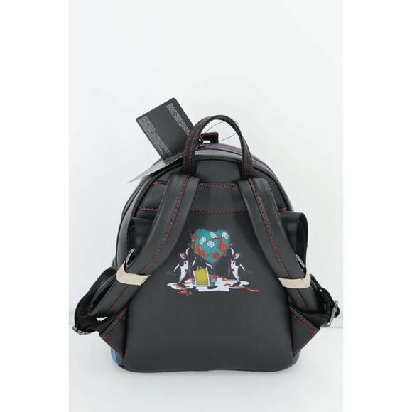 Loungefly Alice in Wonderland Queen of Hearts Castle Mini Backpack - Picture 3 of 3